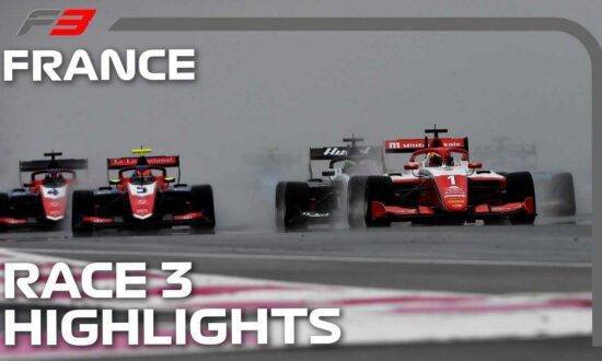 RACING IN THE RAIN! F3 Race 3 Highlights | 2021 French Grand Prix