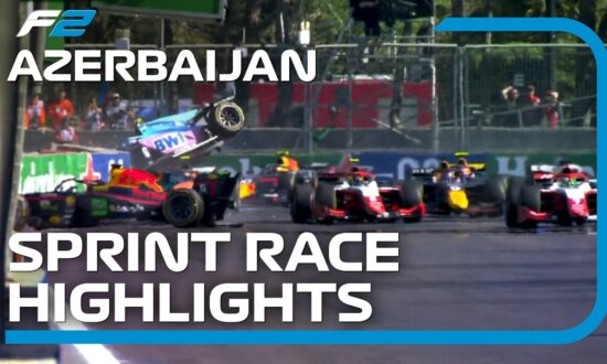 F2 Sprint Race Highlights | 2023 Azerbaijan Grand Prix