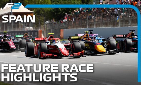 F2 Feature Race Highlights | 2023 Spanish Grand Prix