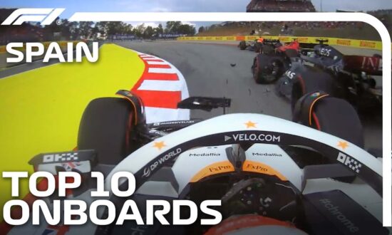 Norris And Hamilton Collide And The Top 10 Onboards | 2023 Spanish Grand Prix | Qatar Airways
