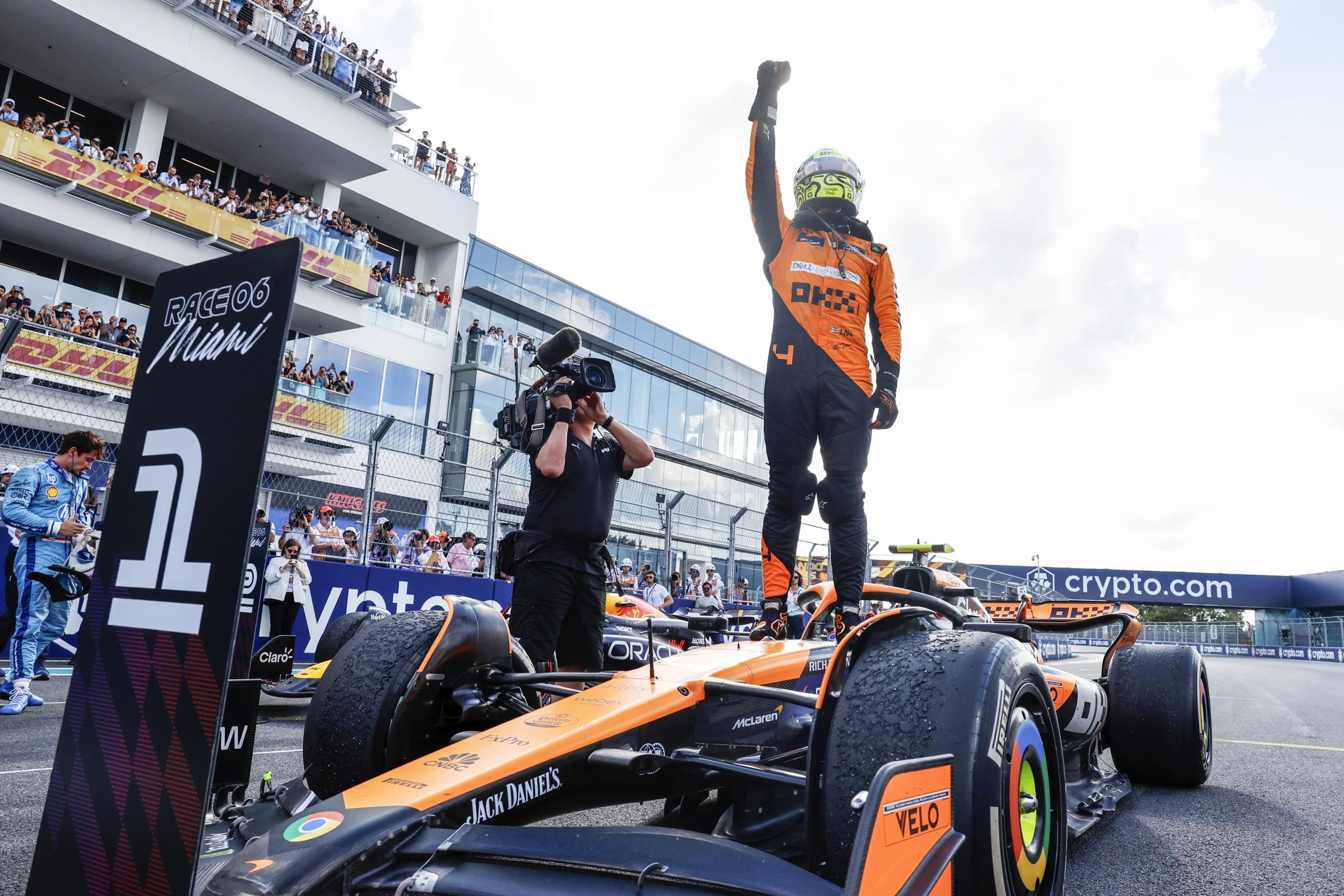 Lando Norris verslaat Verstappen in Miami