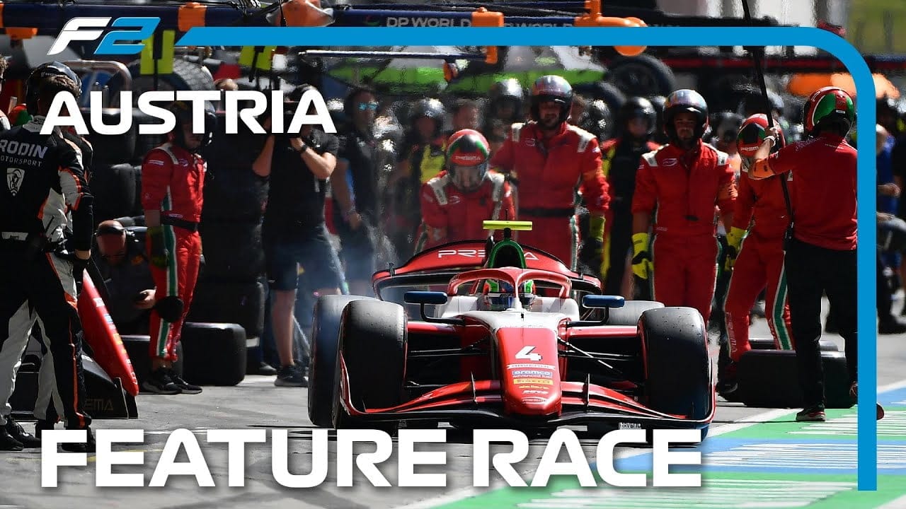 F2 Feature Race Highlights | 2024 Austrian Grand Prix