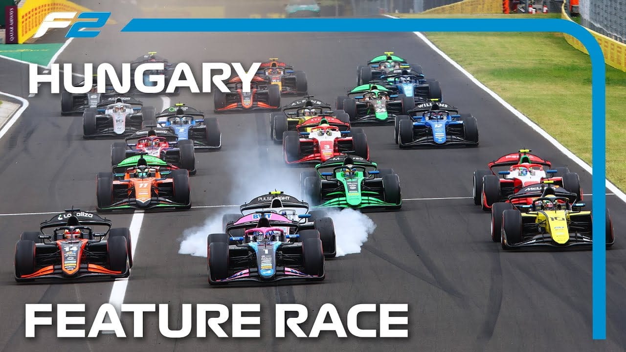 F2 Feature Race Highlights | 2024 Hungarian Grand Prix