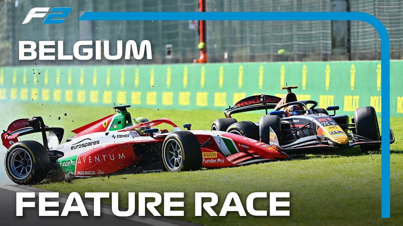 F2 Feature Race Highlights | 2024 Belgian Grand Prix