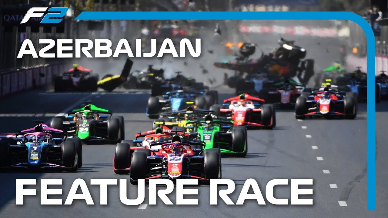 F2 Feature Race Highlights | 2024 Azerbaijan Grand Prix
