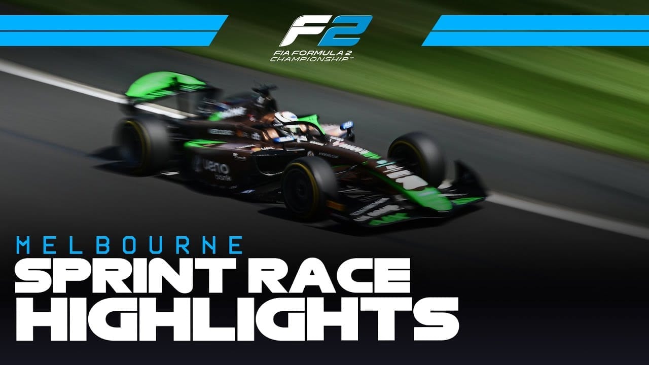 F2 Sprint Race Highlights | 2025 Australian Grand Prix