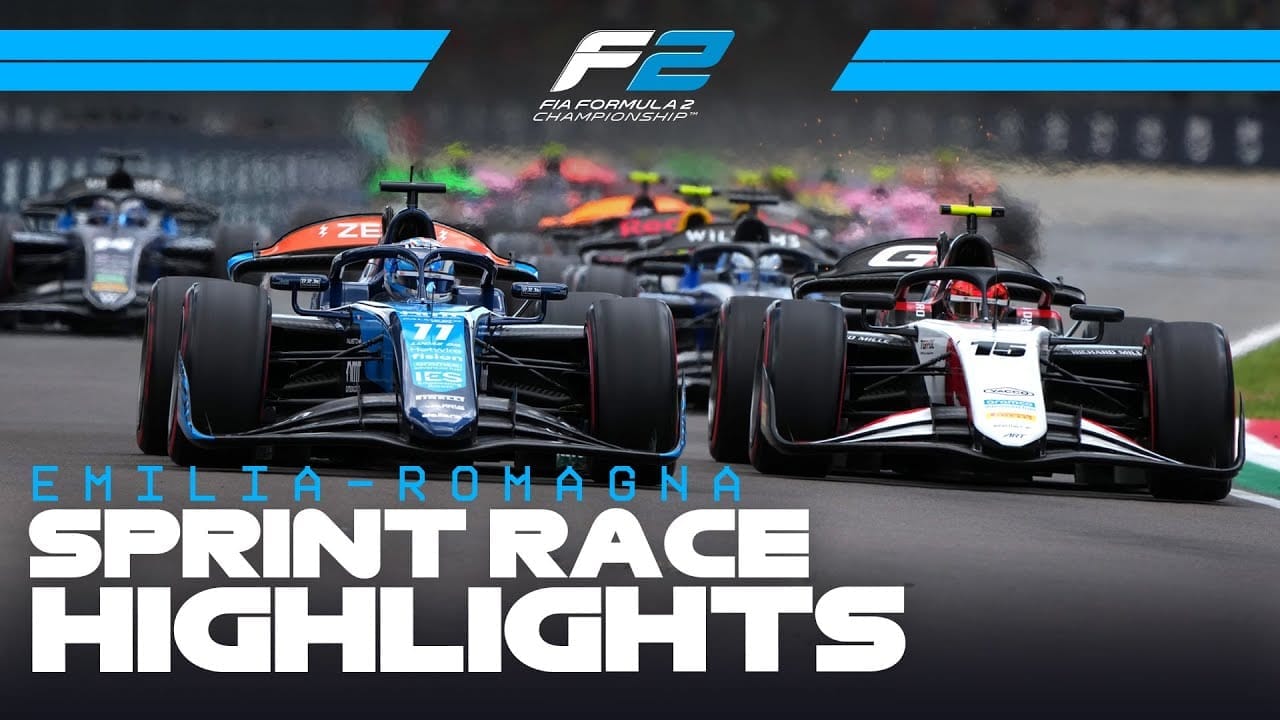 F2 Sprint Race Highlights | 2025 Imola Grand Prix