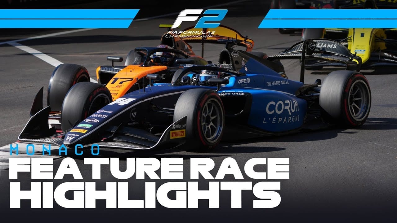 F2 Feature Race Highlights | 2025 Monaco Grand Prix