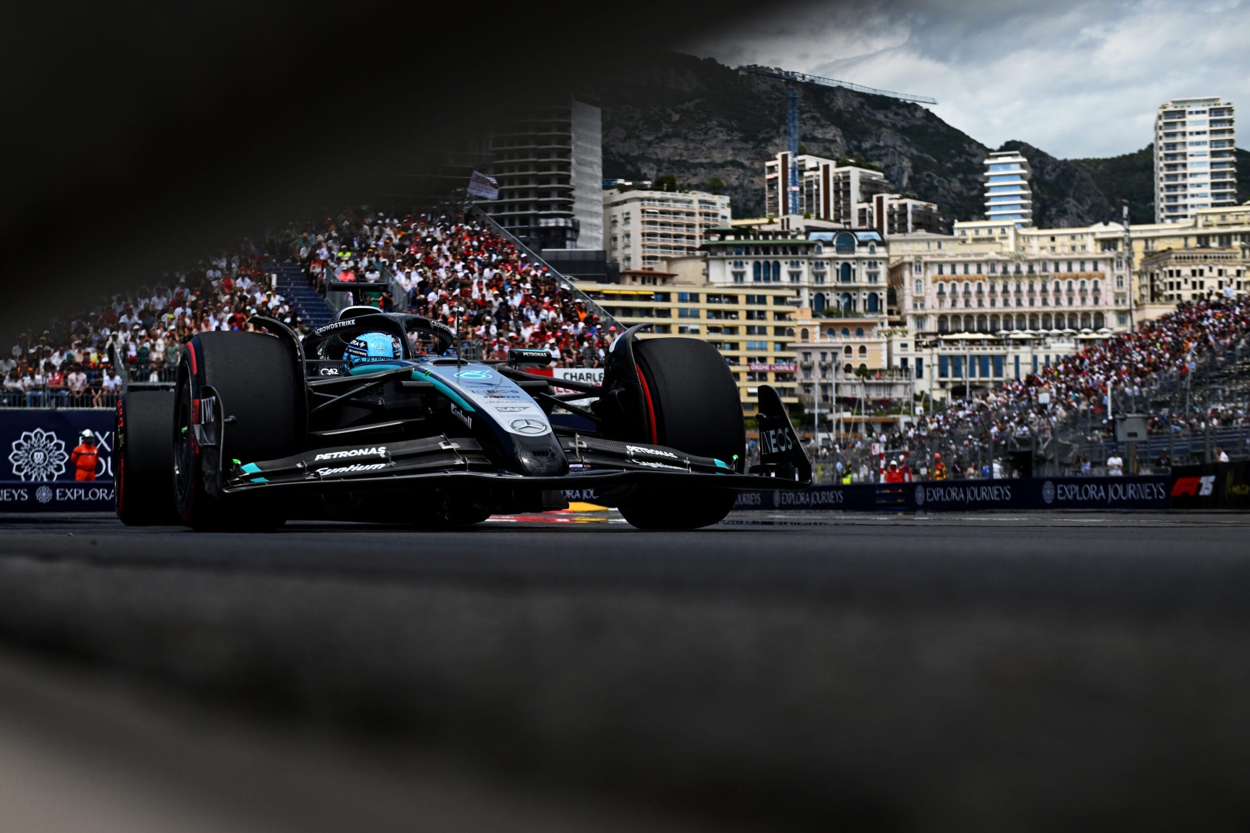 Russell accepteert penalty na bewuste actie tegen Albon in Monaco