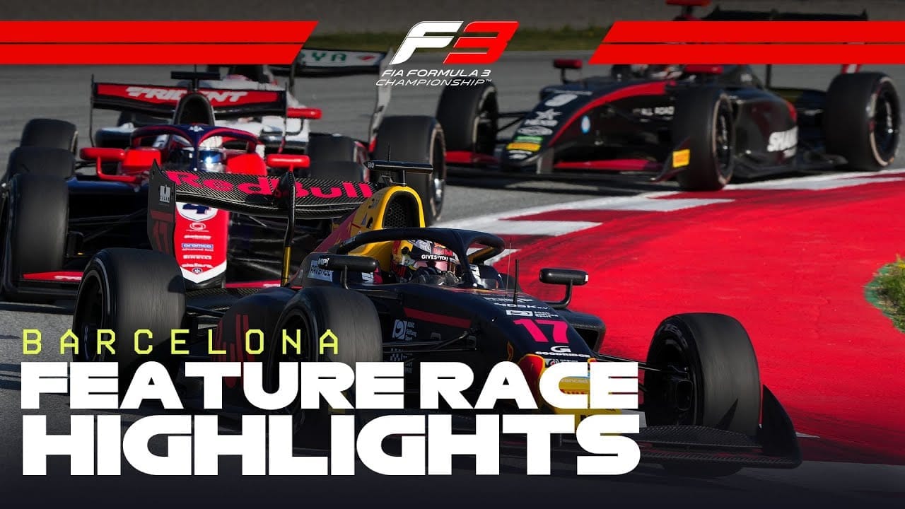 F3 Feature Race Highlights | 2025 Spanish Grand Prix