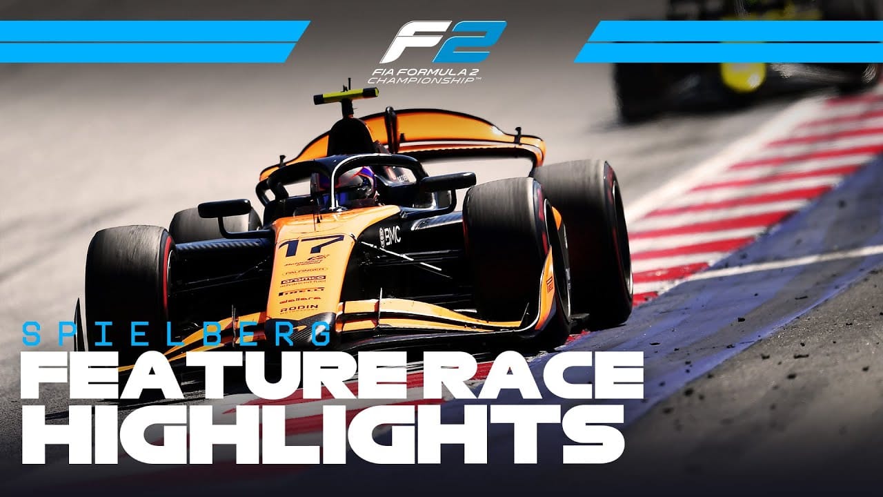 F2 Feature Race Highlights | 2025 Austrian Grand Prix