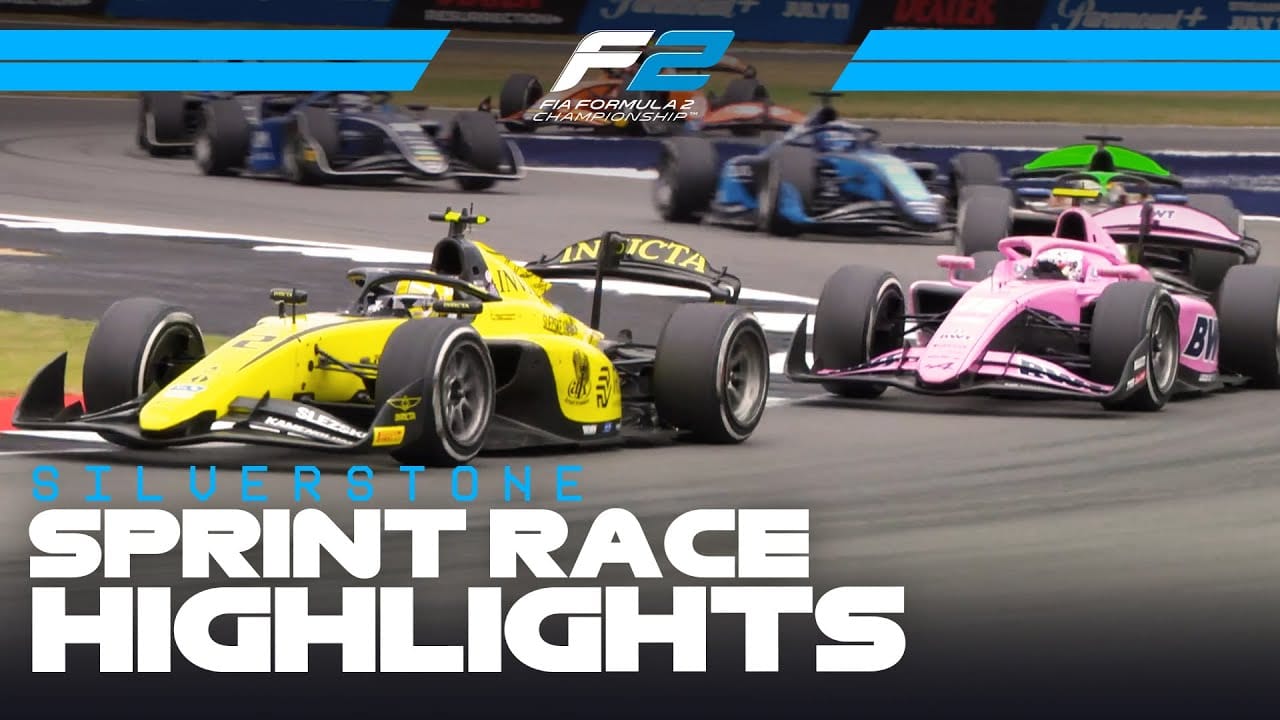 F2 Sprint Race Highlights | 2025 British Grand Prix