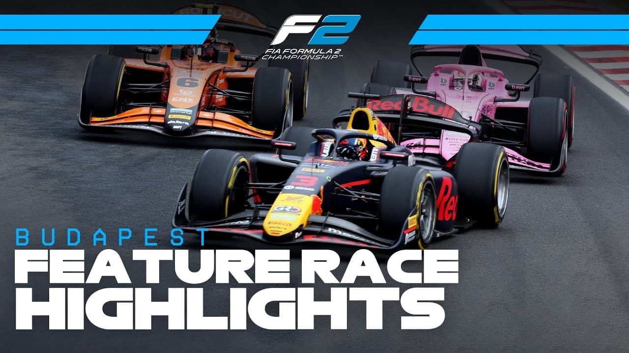 F2 Feature Race Highlights | 2025 Hungarian Grand Prix