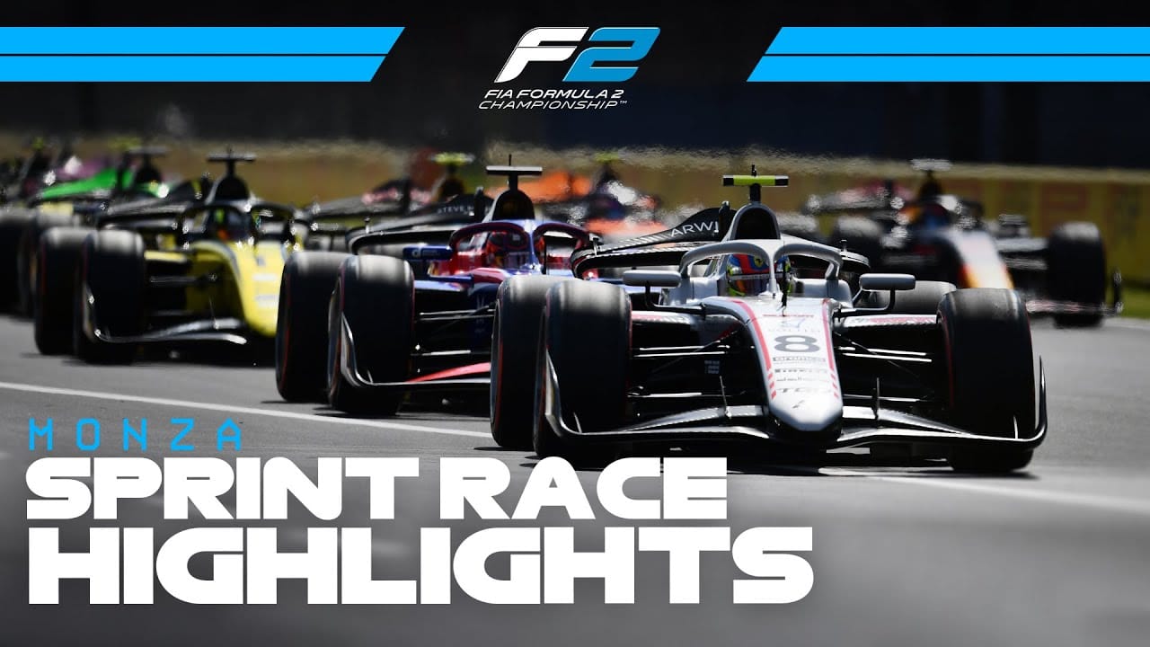 F2 Sprint Race Highlights | 2025 Italian Grand Prix