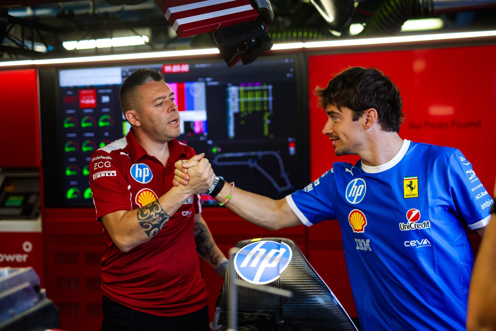 Leclerc optimistisch ondanks lastige auto op eerste dag