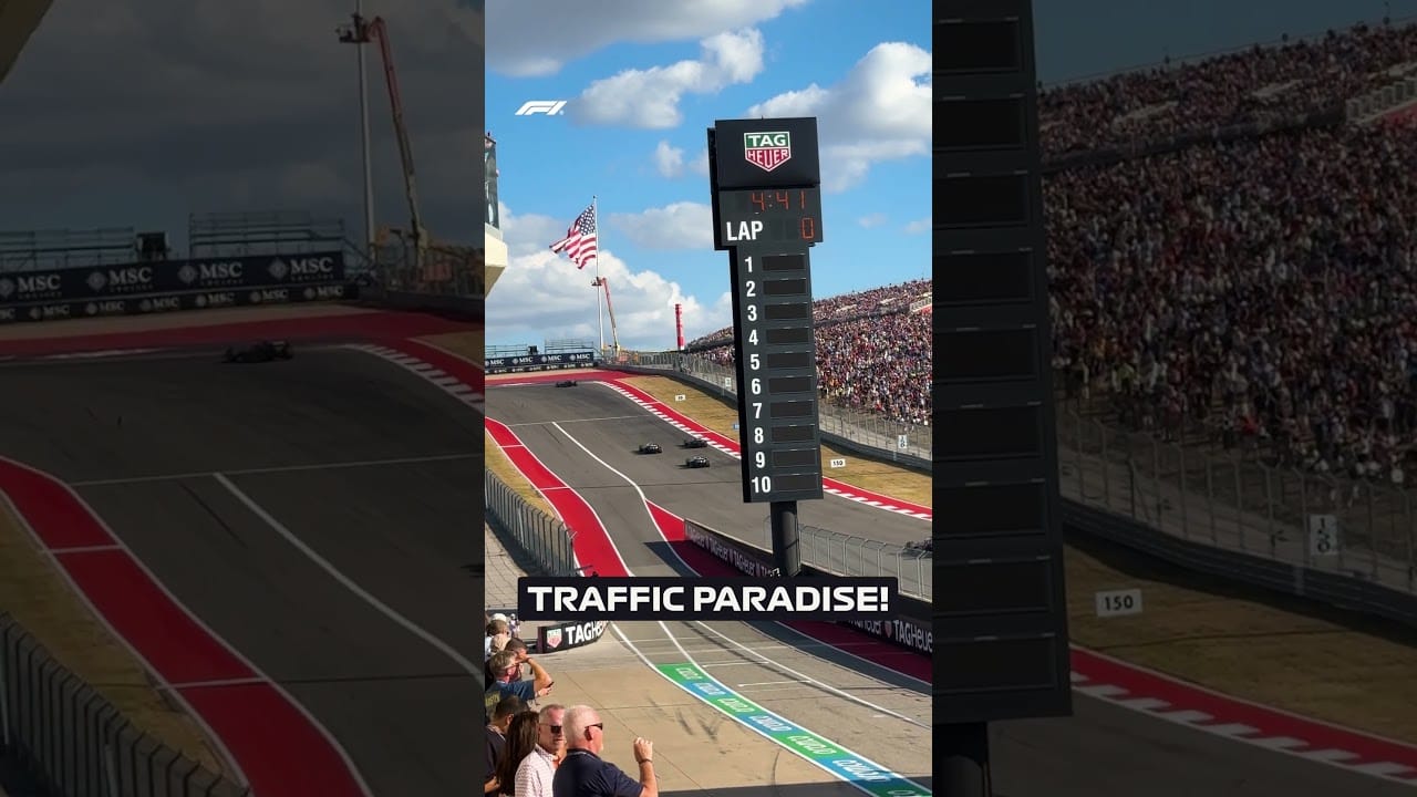 Traffic Paradise In Sprint Quali From TRACKSIDE! 👀