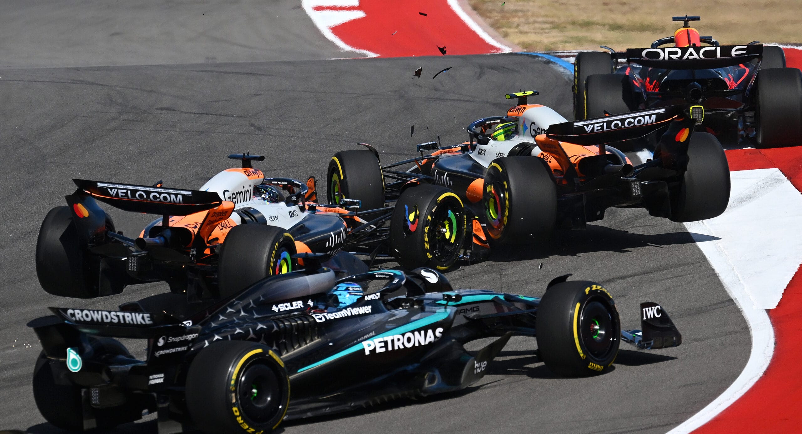 McLaren stopt met sancties Norris na dubbele uitvalbeurt Austin