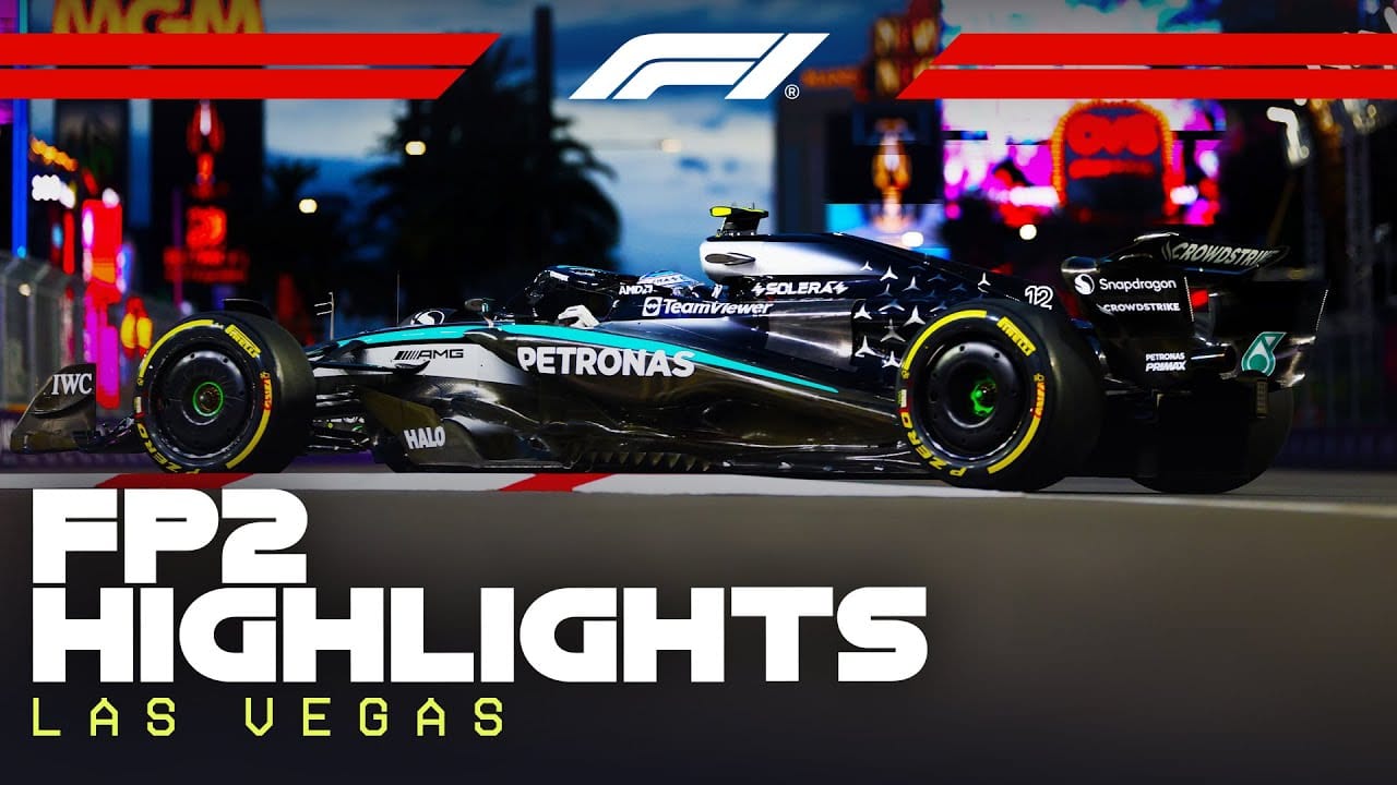 FP2 Highlights | 2025 Las Vegas Grand Prix