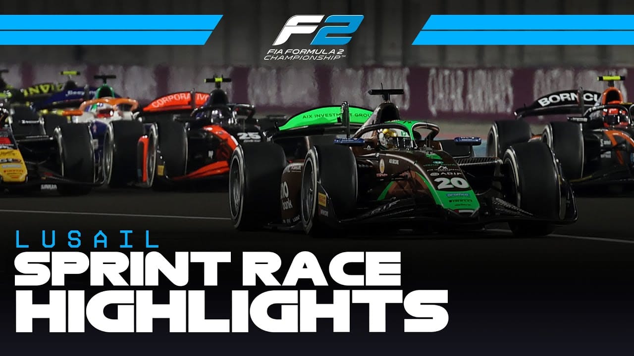 F2 Sprint Race Highlights | 2025 Qatar Grand Prix
