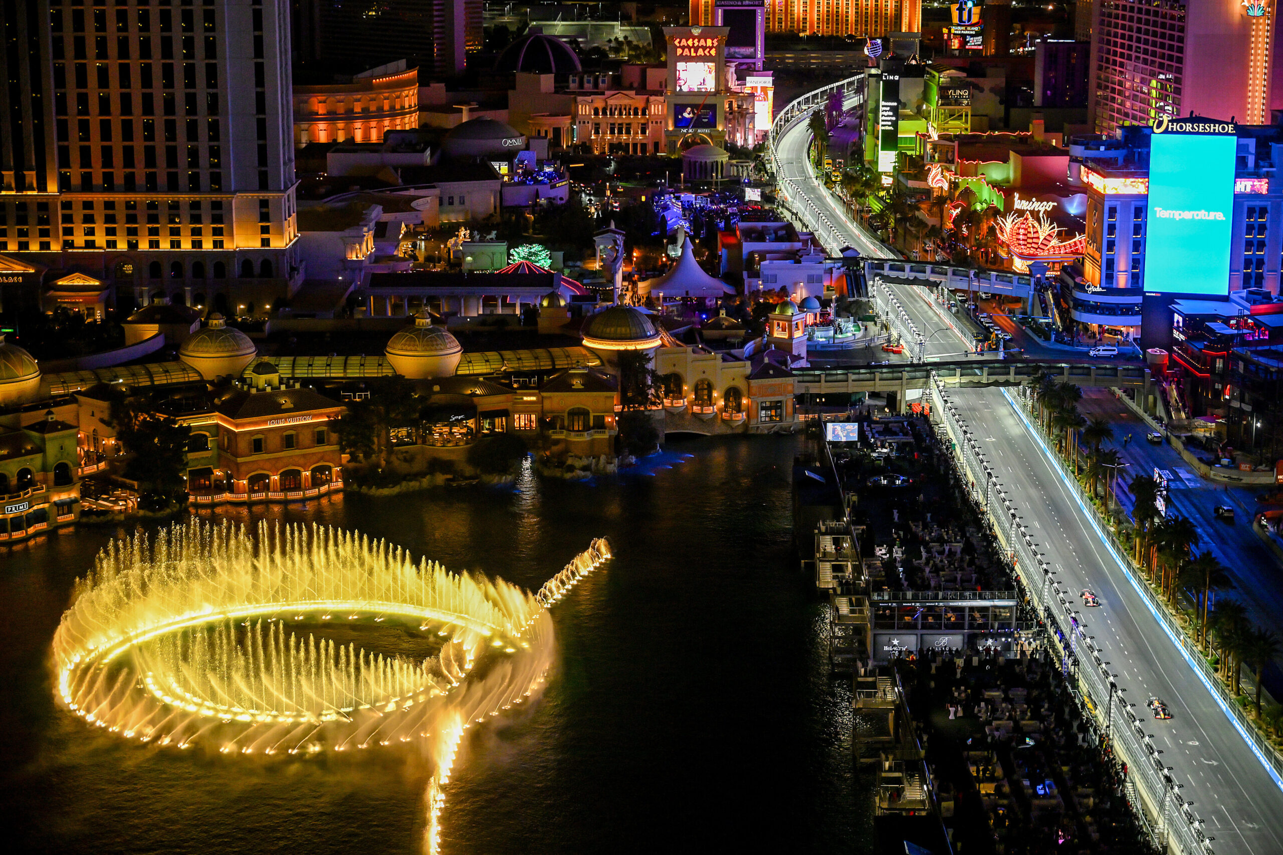 Las Vegas kampt met overstromingen in aanloop naar Formule 1-race