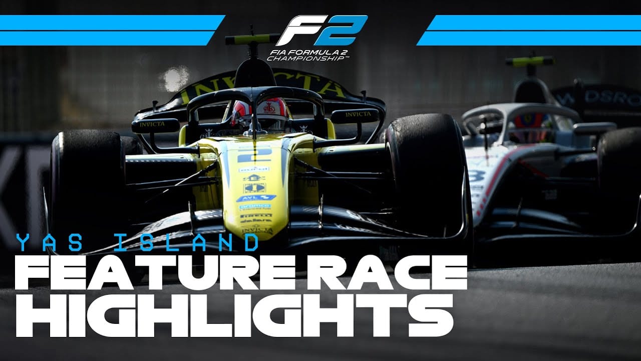 F2 Feature Race Highlights | 2025 Abu Dhabi Grand Prix