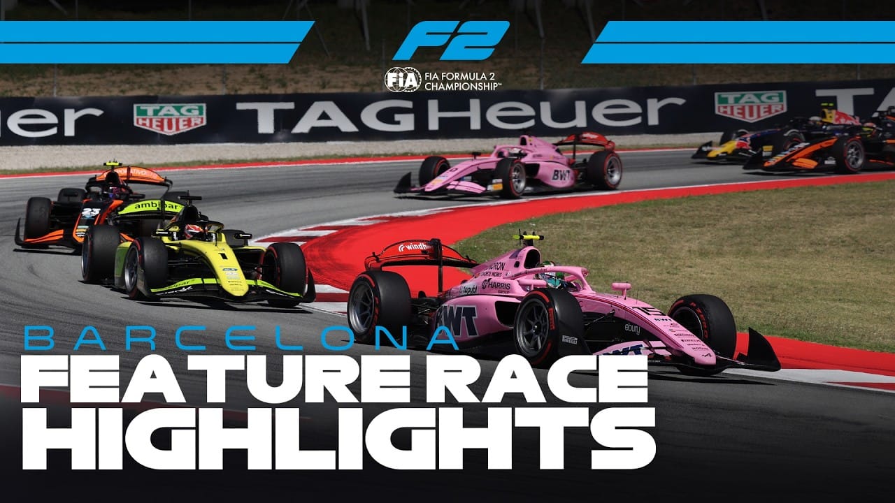 F2 Feature Race Highlights | 2026 Barcelona Grand Prix