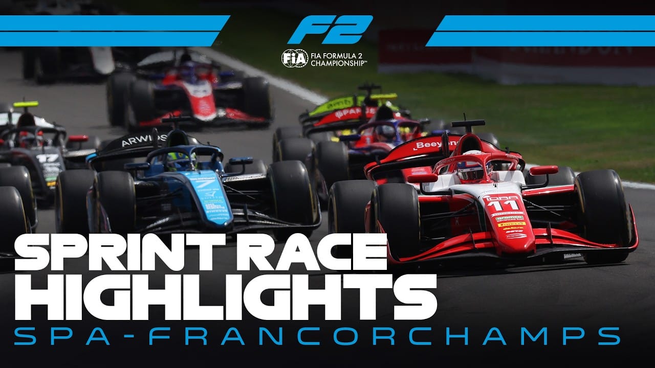 F2 Sprint Race Highlights | 2026 Belgian Grand Prix