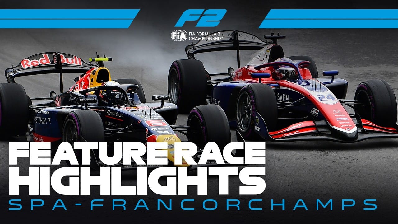 F2 Feature Race Highlights | 2026 Belgian Grand Prix