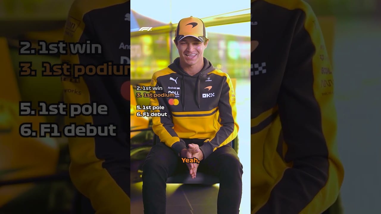 Lando Norris Ranks His Best F1 Moments! ↕️🙌