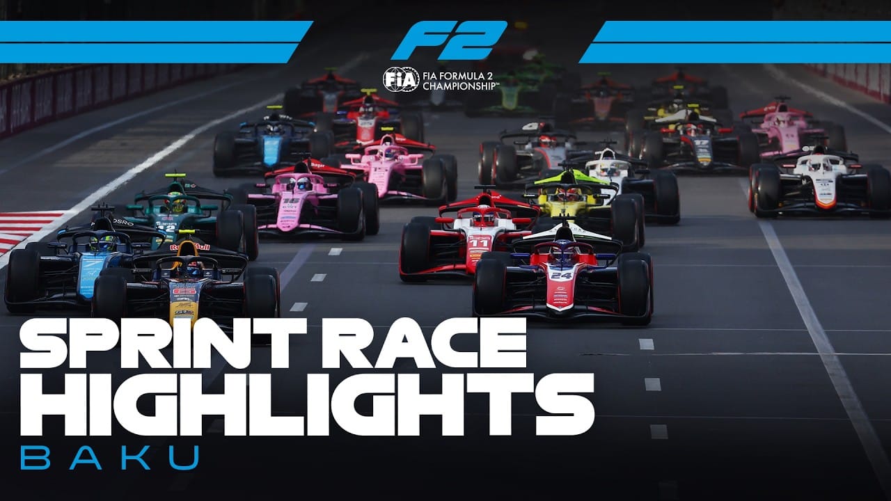F2 Sprint Race Highlights | 2026 Azerbaijan Grand Prix