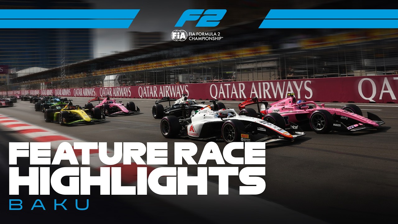 F2 Feature Race 1 Highlights | 2026 Azerbaijan Grand Prix