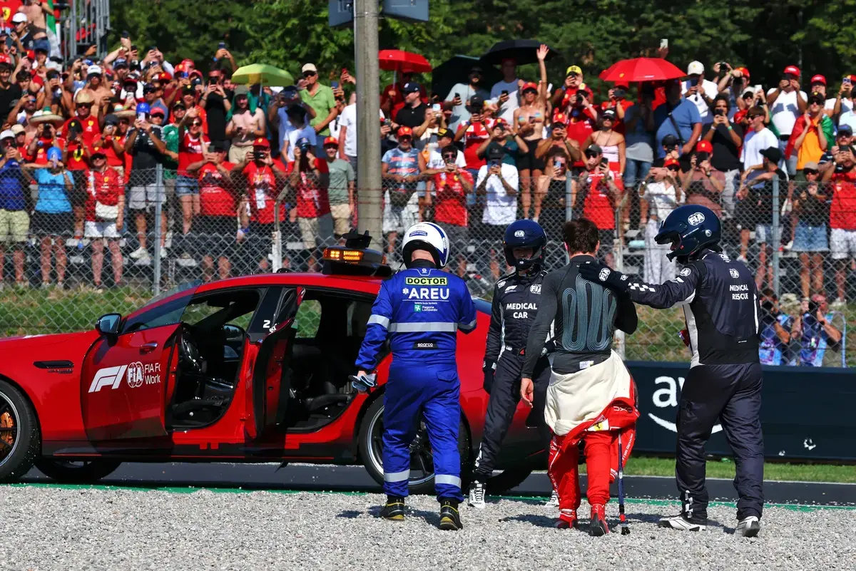 Leclerc onthult visieproblemen na zware crash op Monza