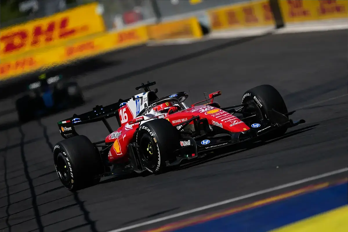 Charles Leclerc blikt terug op P4 in Madrid: 'we hadden het geluk niet'