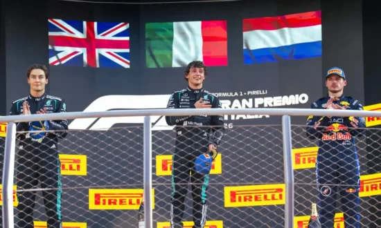 Russell over uitfluiten in Monza: ‘Ik lachte het gewoon weg’