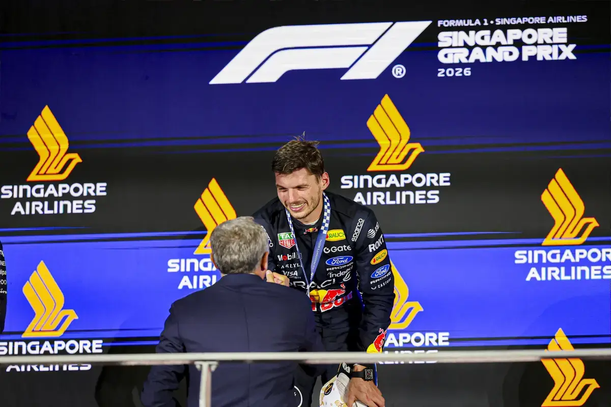 Croft biedt excuses aan voor vloekende Verstappen in de cooldown room
