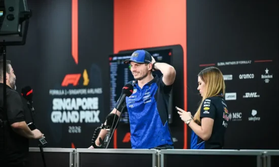 Startopstelling sprintrace GP Singapore 2026: Verstappen op pole, Russell naast hem
