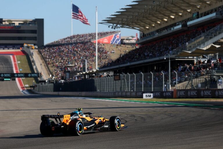 Norris over de McLaren-upgrades in Austin: “We zitten gewoon een stap achter”