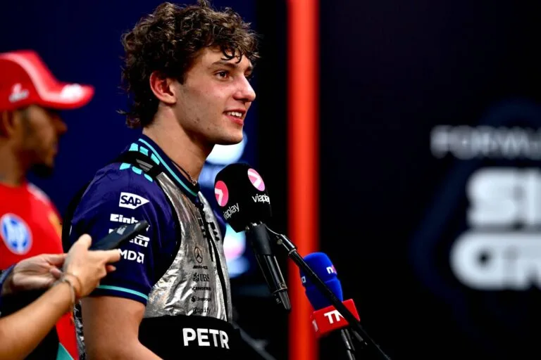 Antonelli krijgt geen champagne op het podium in Austin, ook niet als hij wereldkampioen wordt