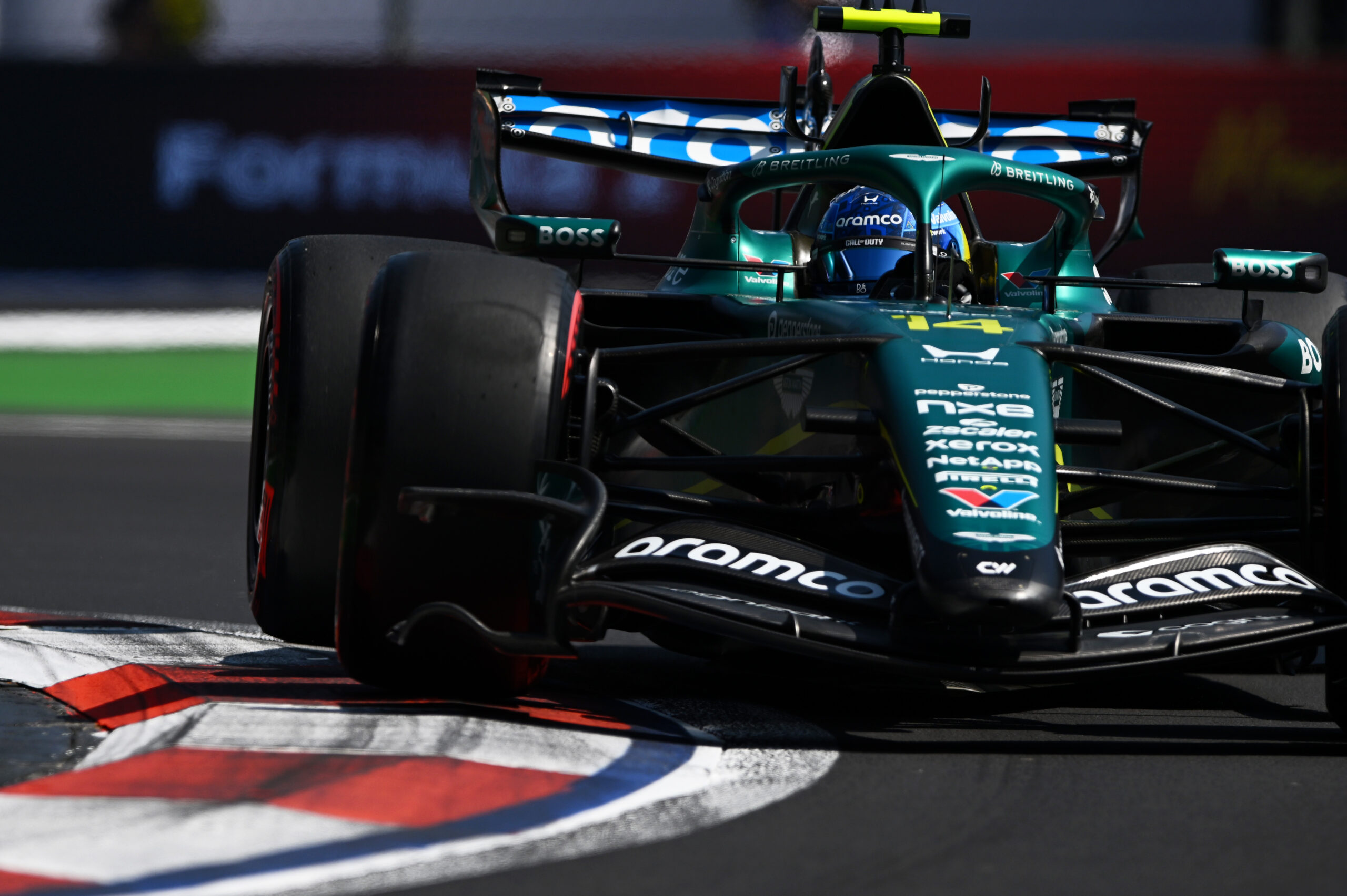 Alonso moet in Q1 in Mexico-Stad zijn Aston Martin stilzetten en legt de kwalificatie stil